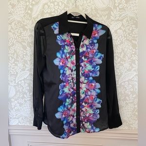 Floral Button Up Shirt - Size M